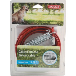 CABLE D'ATTACHE & RESSORT 6M