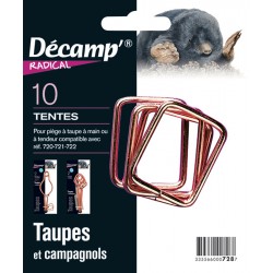 10 TENTES PIÈGES TAUPES -...