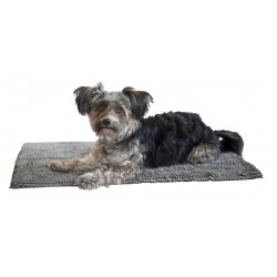 TAPIS SUPERBED GRIS, 80X50CM