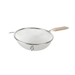 PASSOIRE INOX BOIS D18 -...