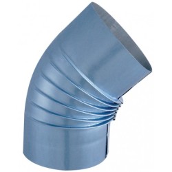 COUDE PLISSÉ ALUMINIÉ 45°...