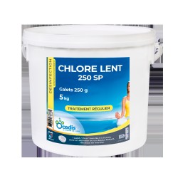 CHLORE LENT 250G 82% 5KG -...