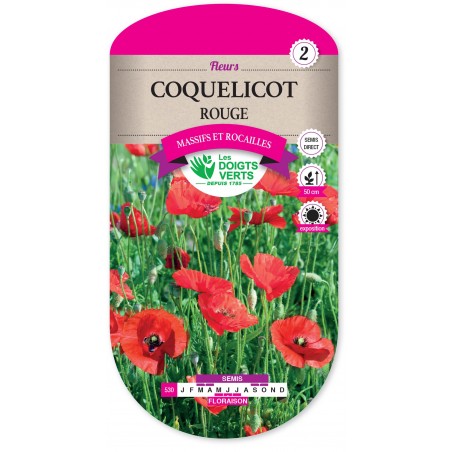 COQUELICOT ROUGE CAT2