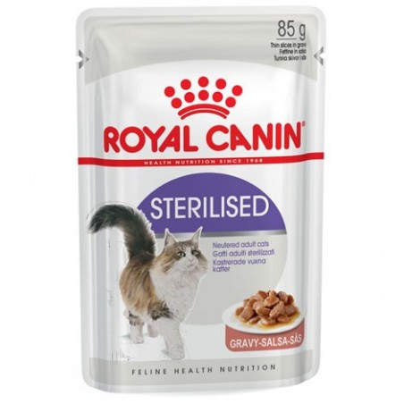 ALIMENT CHAT STERILISED BOUCHEES 85G