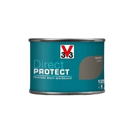 PEINTURE MULTI-MATERIAUX DIRECT PROTECT TAUPE SATIN 125ML PEINTURE MULTI-MATERIAUX DIRECT PROTECT TAUPE SATIN 125ML