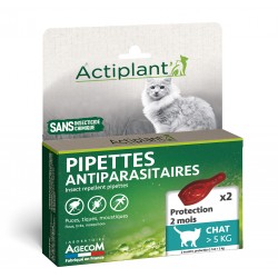 2 PIPETTES ANTIPARASITAIRES...