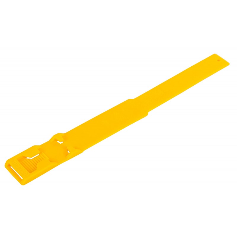 BRACELET PLASTIQUE JAUNE