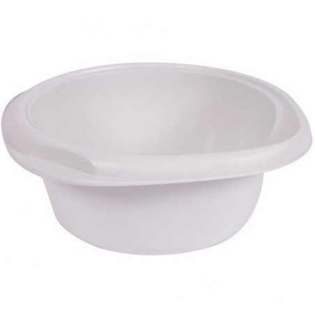 BASSINE RONDE 12L BLANC CÉRUSE