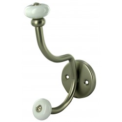 PATERE 2 TETES ZAMAK GRIS...