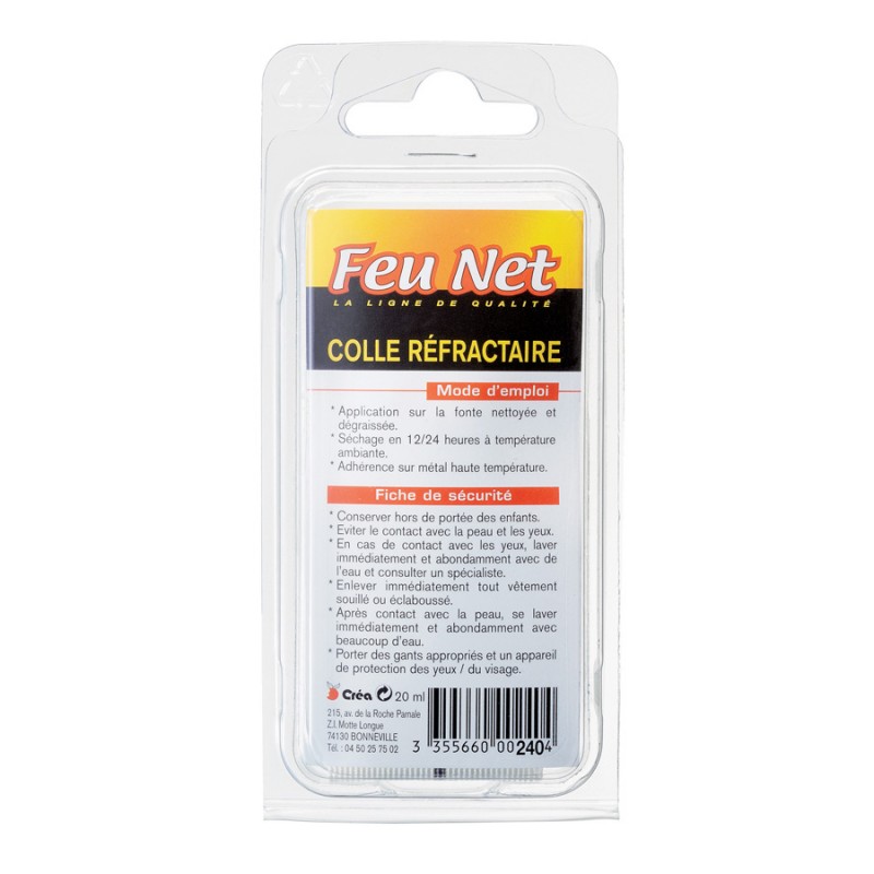 COLLE RÉFRACTAIRE 20ML - FEU NET