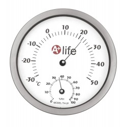 Thermomètre hygromètre analogique intérieur et extérieur de haute