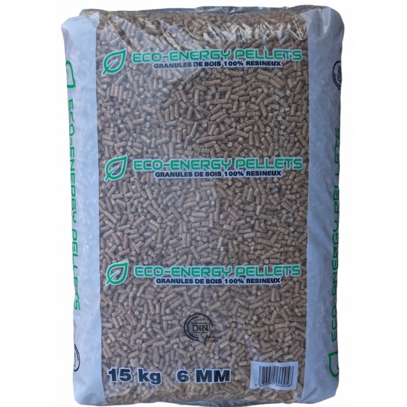 Pellet 100% résineux de qualité supérieur 15kg