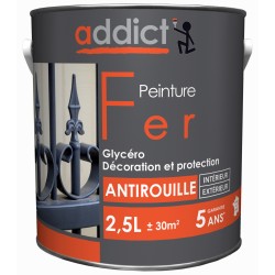 PEINTURE ADDICT FER BRUN...