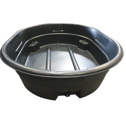 BAC OVOÏDE 400L NOIR POUR...