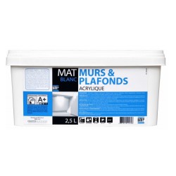 PEINTURE BI-COUCHE MURS ET...