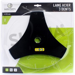 LAME ACIER 3 DENTS Ø 255 MM