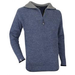 PULL COL CAMIONNEUR BLEU...