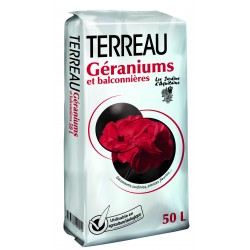 TERREAU GERANIUMS 50L - LES...