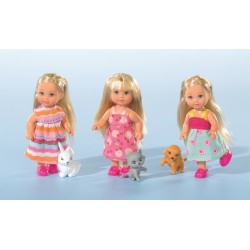 POUPEE EVI ET PETITS ANIMAUX