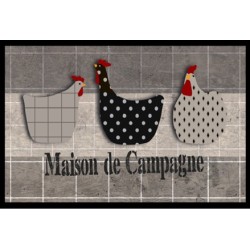 TAPIS DÉCORATIF 60X40CM -...