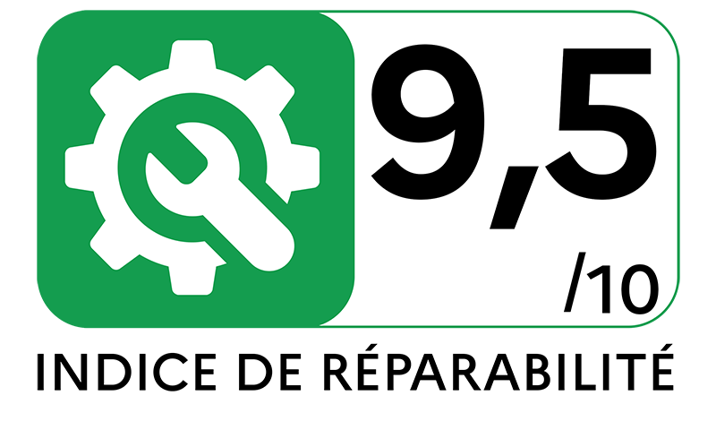 Indice de réparabilité : 9-5 Indice de réparabilité : 9-5