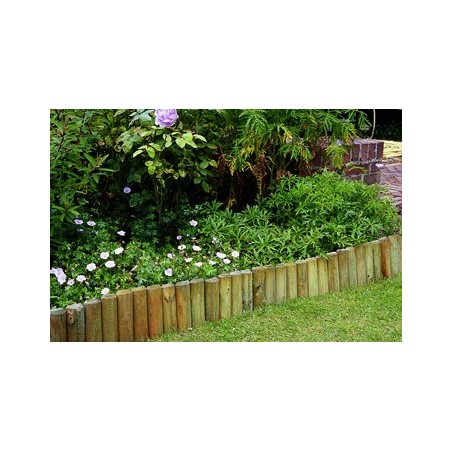 BORDURE BOIS PIN D.7CM H.30CM L 2M