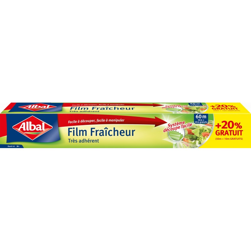 FILM FRAICHEUR ALBAL 50M X 0.325M +20% OFFERT