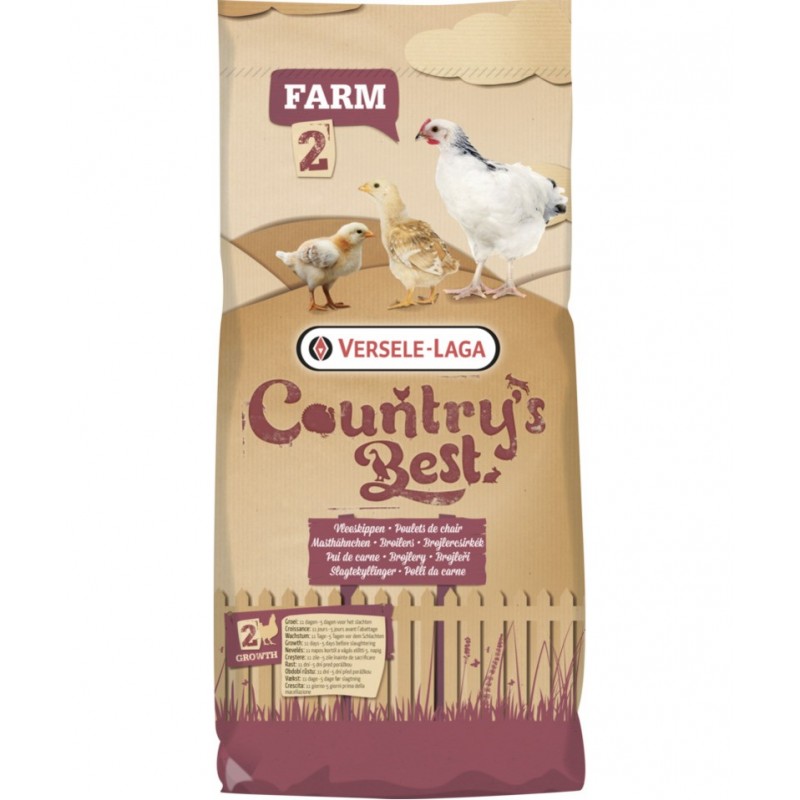 ALIMENT POULET FARM 2 PELLET 20KG ALIMENT POULET FARM 2 PELLET 20KG