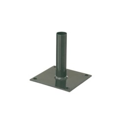PLATINE GRISE POUR POTEAU...