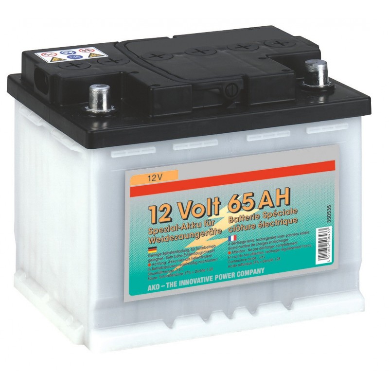 Batterie Cloture A Decharge Lente 12v 65ah Rural Master Perigueux