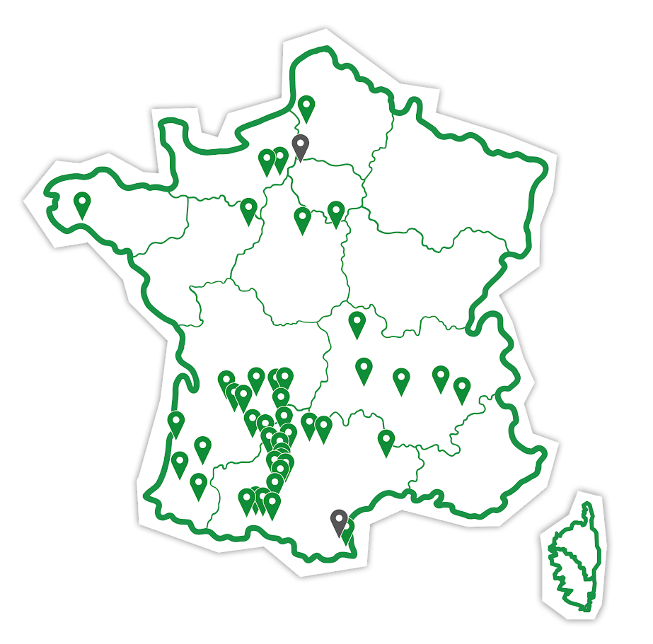 Carte des magasins Carte des magasins
