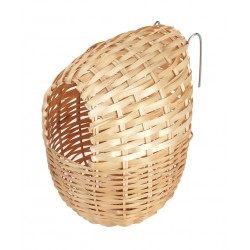 NID EXOTIQUE EN BAMBOU 12X11CM