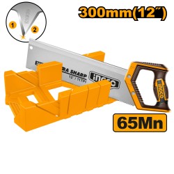 SCIE A DOS 300MM ET BOITE A...