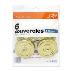 6 COUVERCLES FW Ø 82 MM -...