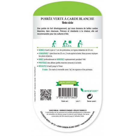 POIREE VERTE A CARDE BLANCHE 3 CAT1 POIREE VERTE A CARDE BLANCHE 3 CAT1