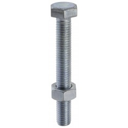 BOULON 6 PANS ZINGUE  8X 40...