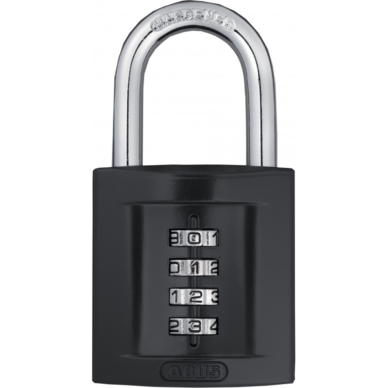 CADENAS À CHIFFRES 158 AVEC CODE PERSONNALISABLE 50MM - ABUS