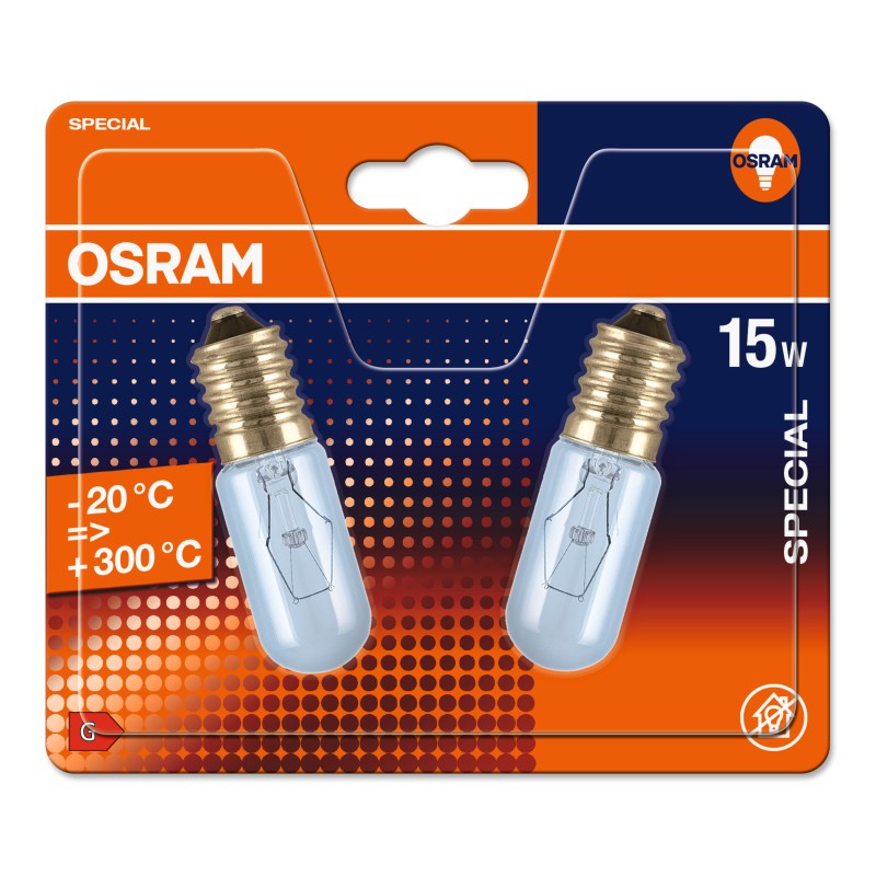 Ampoule incandescente tube frigo E14 15W - OSRAM