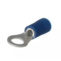 15 COSSES TROU 6MM BLEU