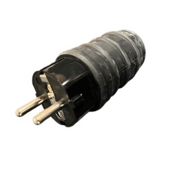 FICHE MALE IP44 2 POLES +...