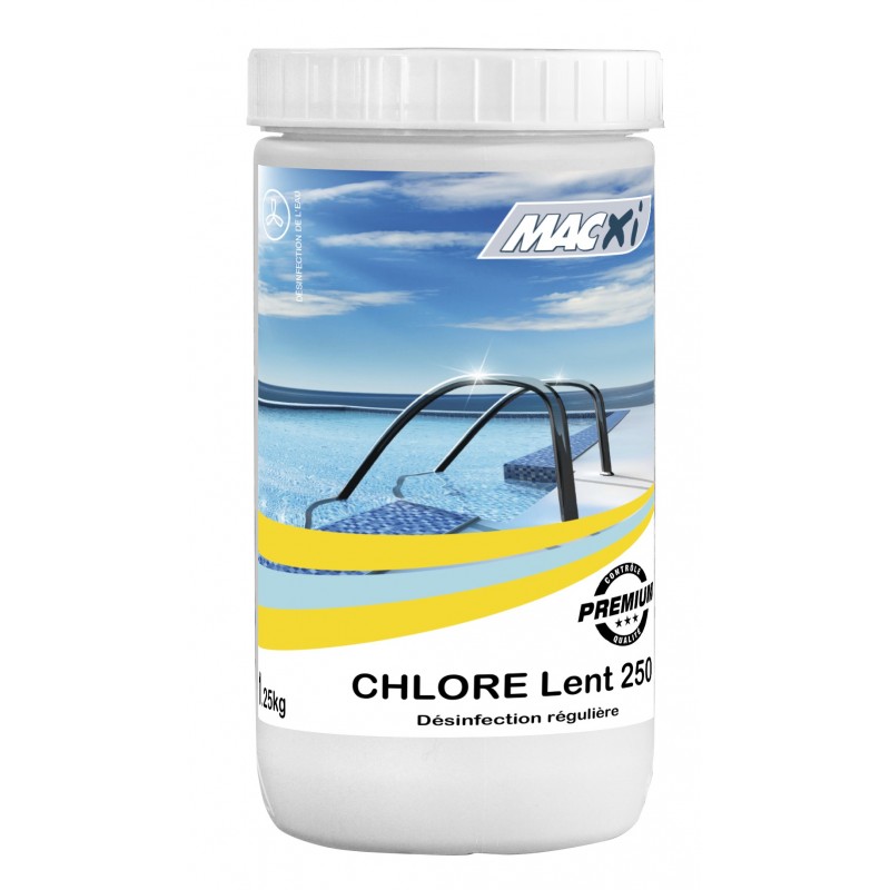 CHLORE LENT 90  250G MACXI 1KG