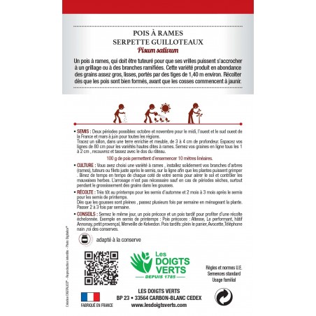 POIS RAME SERPETTE GUILLOTEAU catA POIS RAME SERPETTE GUILLOTEAU catA