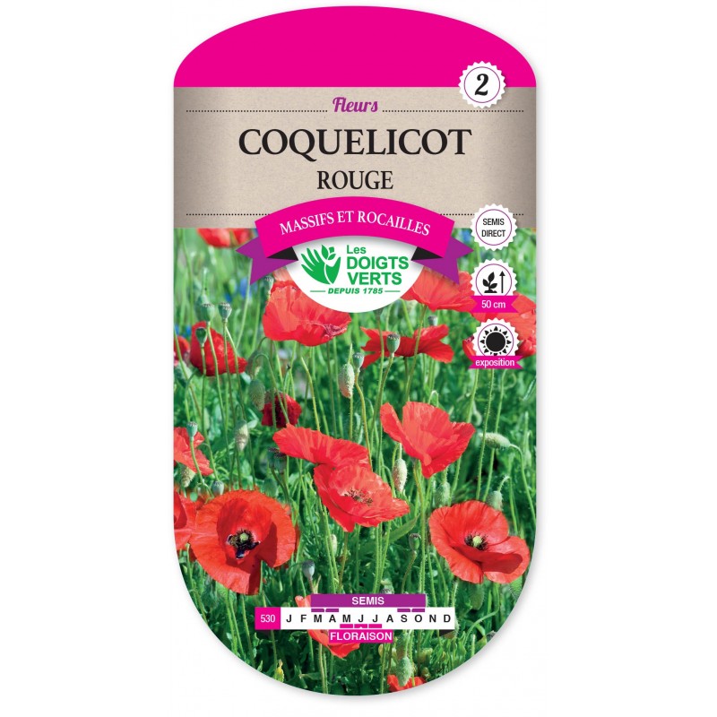 COQUELICOT ROUGE CAT2