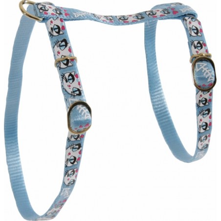 HARNAIS NYLON CHAT LADYCAT 10MM HARNAIS NYLON CHAT LADYCAT 10MM