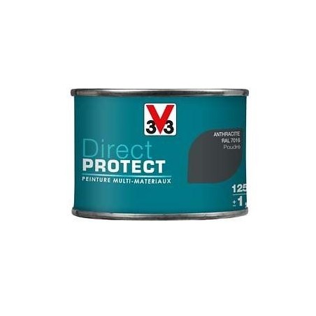 PEINTURE MULTI-MATERIAUX DIRECT PROTECT ANTHRACITE POUDRE 125ML