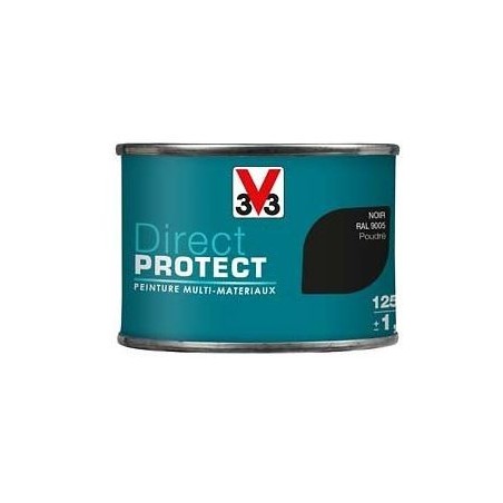 PEINTURE MULTI-MATERIAUX DIRECT PROTECT NOIR POUDRE 125ML PEINTURE MULTI-MATERIAUX DIRECT PROTECT NOIR POUDRE 125ML