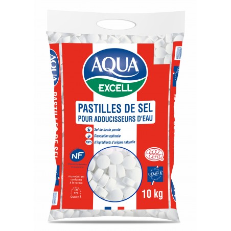 Pastille sel pour adoucisseur AQUA NATURE - sac de 10kg 