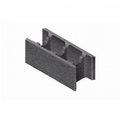 BLOC BÉTON À BANCHER 20X20X50