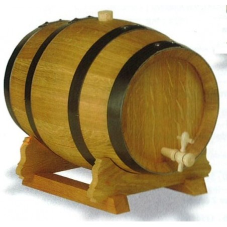 FUT CHENE 5L + SUPPORT + ROBINET 3P+ BONDE FUT CHENE 5L + SUPPORT + ROBINET 3P+ BONDE