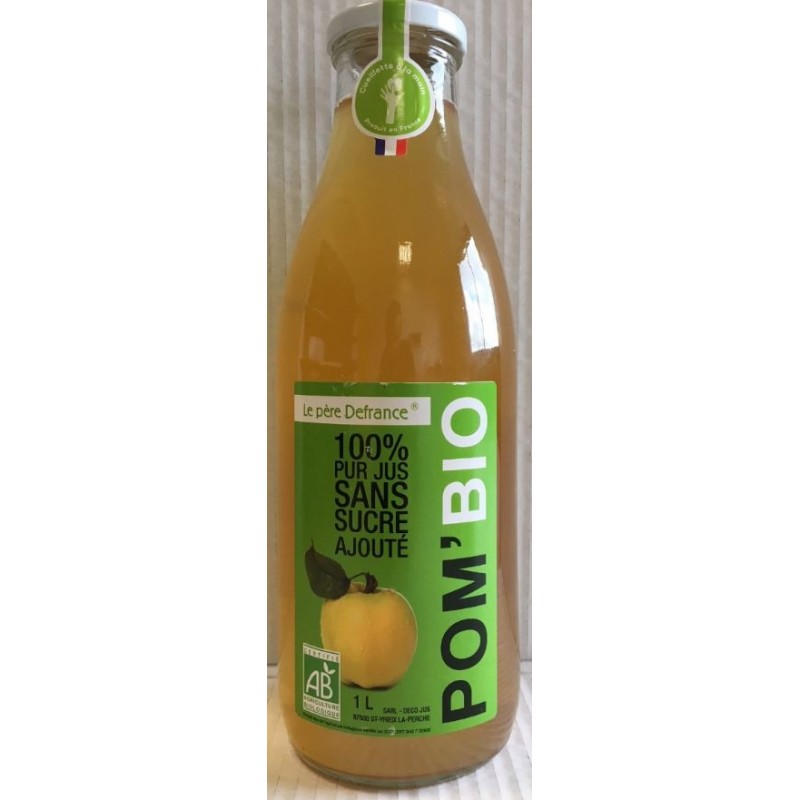 JUS DE POMME NATURE BIO "LE PÈRE DEFRANCE"